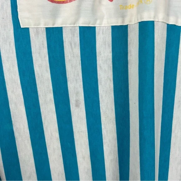 Vintage Blue and White Striped Long Sleeve Tee - Picture 5 of 5